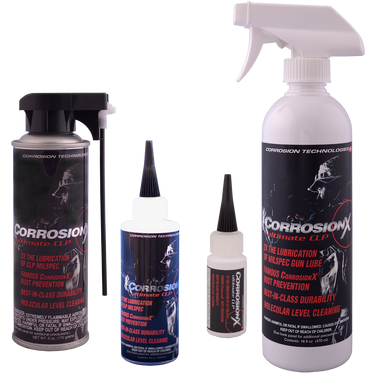 CorrosionX Ultimate CLP cleaner lubricant and protectant for firearms